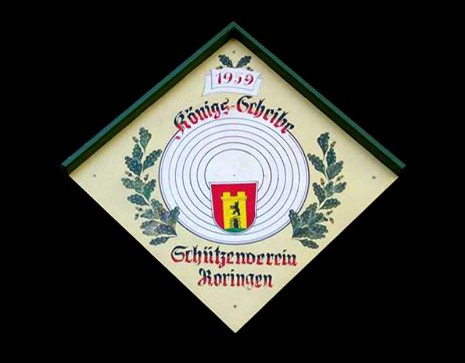 SV-Roringen Königsscheibe von 1959 sv roringen königsscheibe